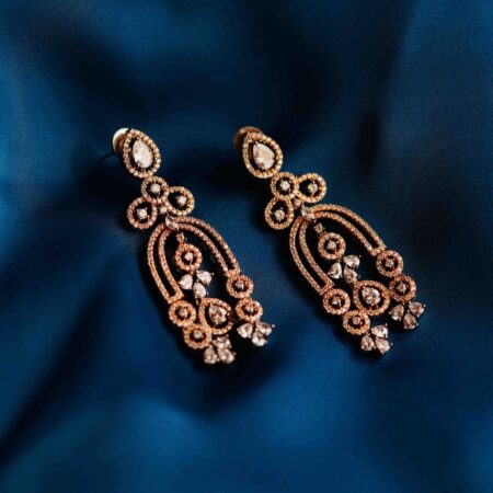 Shimmering long Victorian Earrings