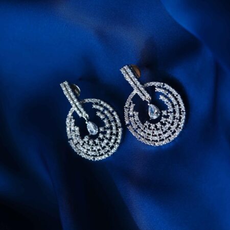 Classy AD Chandbali Earrings