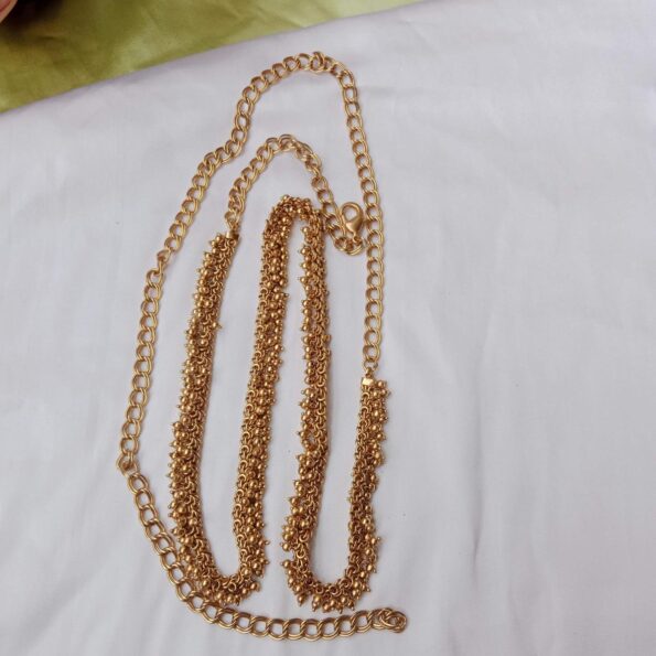 Attractive Gold Beads Hip Chain