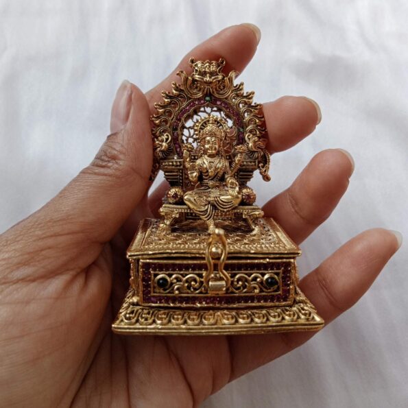 Exquisite Goddess Lakshmi Kumkum Box