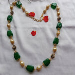 Trendy Coloured Stone Pearl Mala