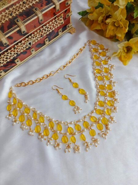 Two Layer Crystals Neckset