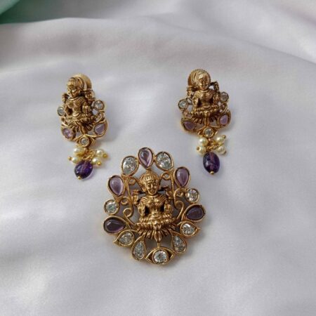 Cute Amethyst Victorian Pendant