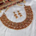 Mesmerising Jhumki Antique Neckset