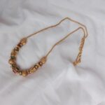 Colour Stones in Antique Bead Chain