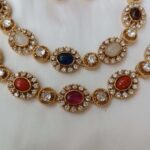 467_1 Attractive two layer navrathna neckset