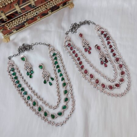 Royal three layer Victorian neckset