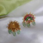 492_1 Ethnic tree Jadau earrings