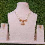 Pretty Lord Balaji pendant in pearl chain