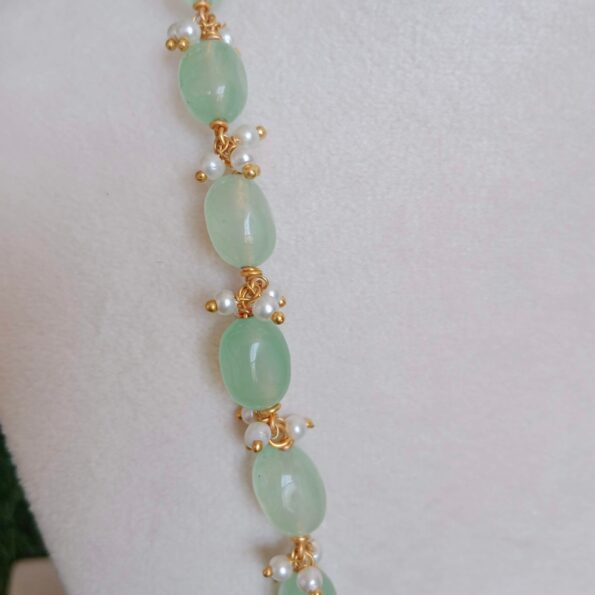 Classy Single Row Bead Haram with Guttapusalu