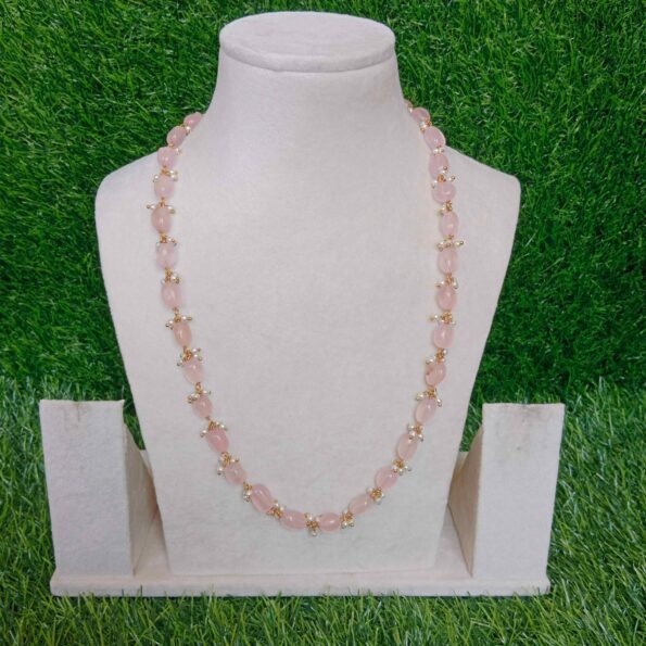 Classy Single Row Bead Haram with Guttapusalu
