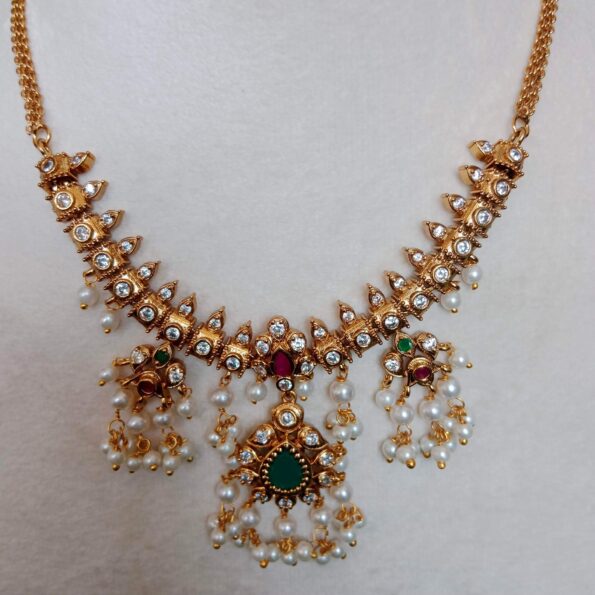 Traditional guttapusalu necklace