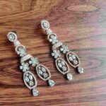 Stylish long Victorian earrings