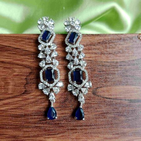 Stylish long Victorian earrings