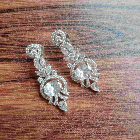 Dazzling AD Drop Earrings
