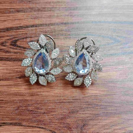 AD Amethyst Stylish Victorian Earrings