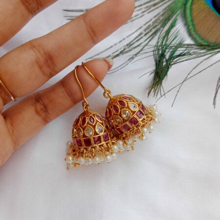 Cute Hoop Jhumkis
