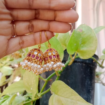 Cute Hoop Jhumkis