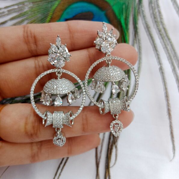 Pretty Umbrella Jhumki AD Earrings