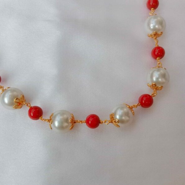 Coral and Pearl Mala