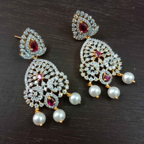 Shimmering Ruby Diamond Haram
