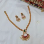 Cute Chandbali Pendant in Chain