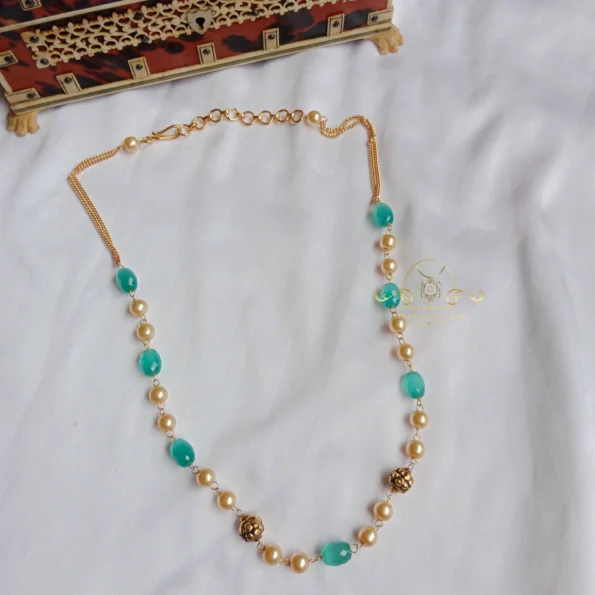 Green Bead Mala