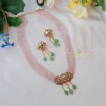 Smart Pink Bead Victorian Necklace
