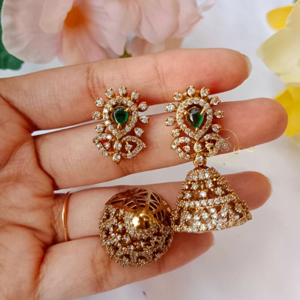 Dazzling Removable Victorian Jhumki