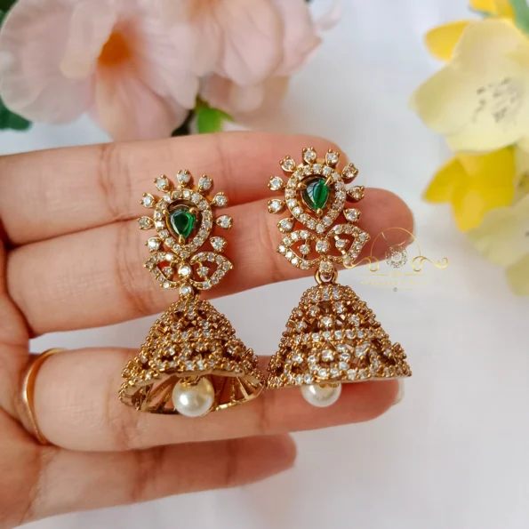 Dazzling Removable Victorian Jhumki