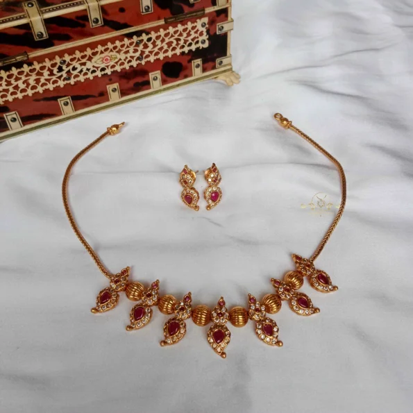 Antique Bead and Mango Neckset