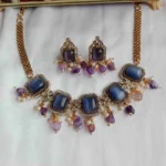 Purple Stone Antique Neckset