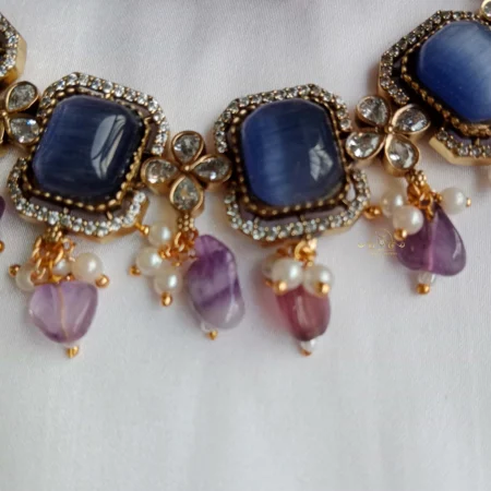 Purple Stone Antique Neckset