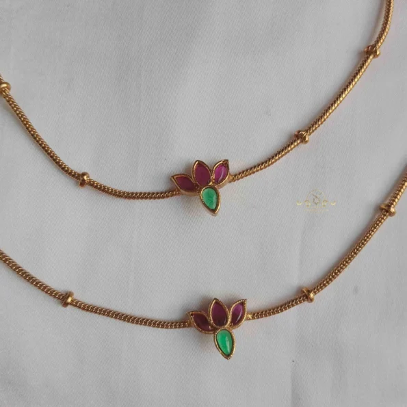 Cute Lotus Anklets