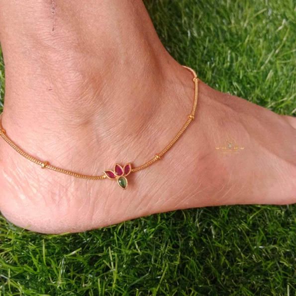 Cute Lotus Anklets