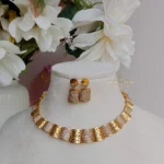 Trendy Gold Alike Neckset
