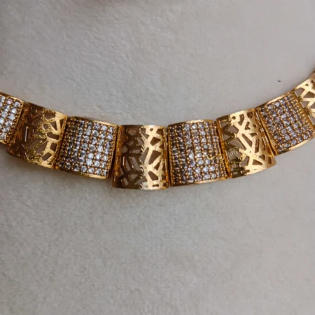 Trendy Gold Alike Neckset