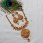 Lakshmi Neckset Studded with AD with big earrings
