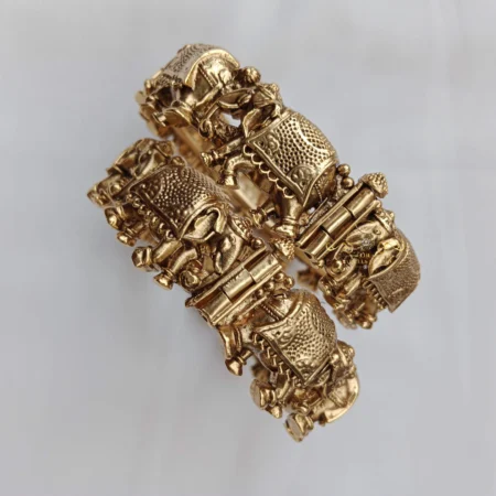 Gorgeous Elephant Bangles with Screw