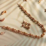 Beautiful Pearl and Gold Bead Mala