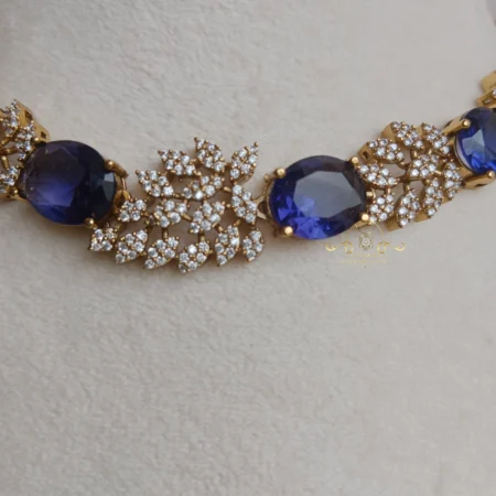 Modern AD Purple Stone Neckset