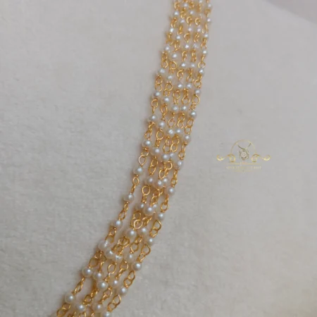 Short 5 Line Pearl Chain