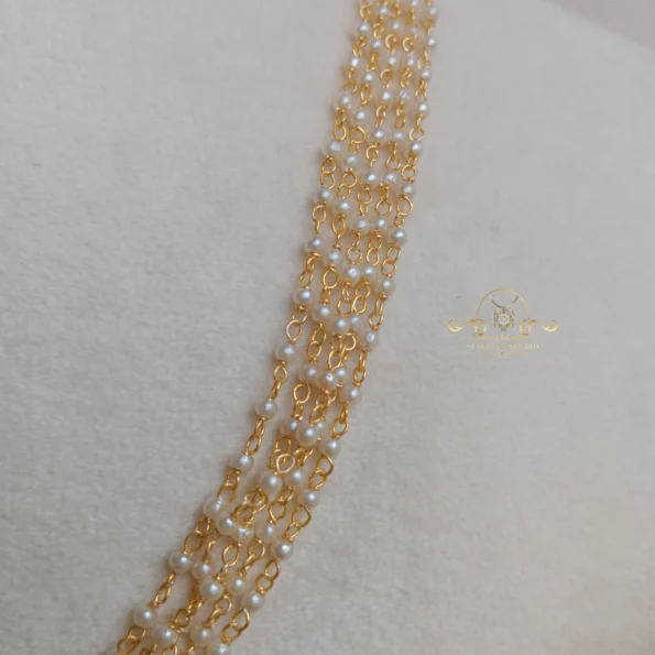 Short 5 Line Pearl Chain