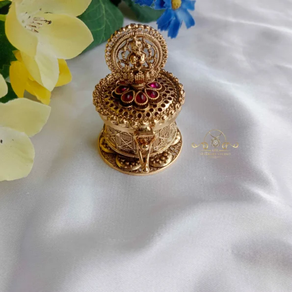 Cute Lakshmi Kumkum Box