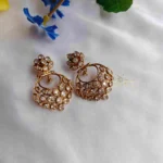 Shimmering Chandbali Earrings