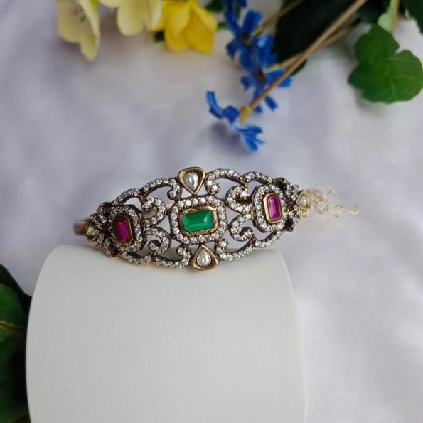 Ruby and Emerald Victorian Bracelet