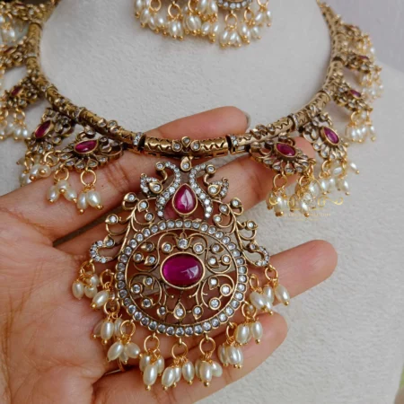 Victorian Hasli Guttapusalu Necklace