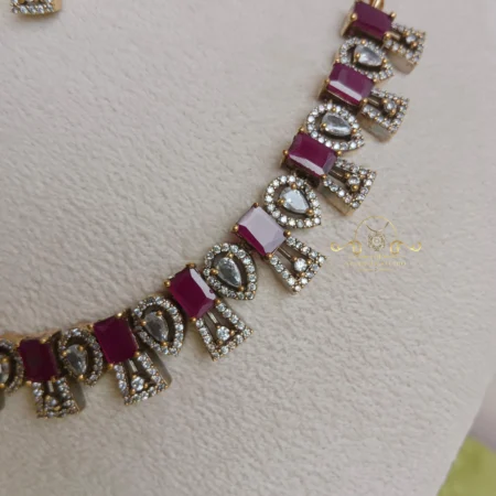 Ruby Victorian Necklace