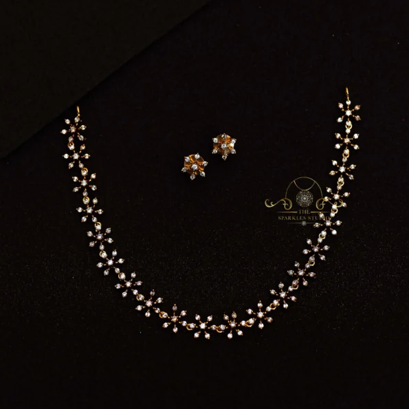 Daimond Replica 7 Stone Necklace