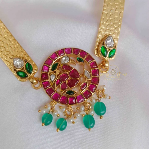 Pretty Jadau PPretty Jadau Peacock Chokereacock Choker